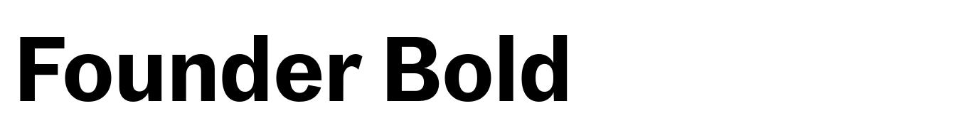 Founder Bold